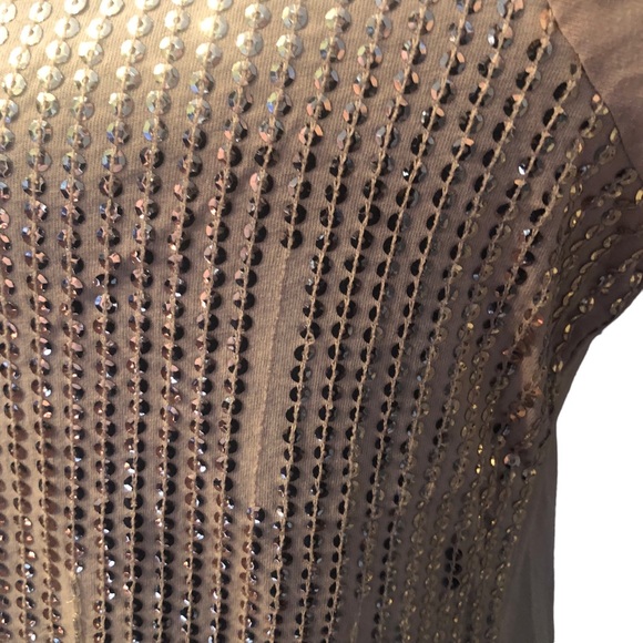 Loft Soft Pink Sparkly T-shirt size Large - Picture 4 of 11